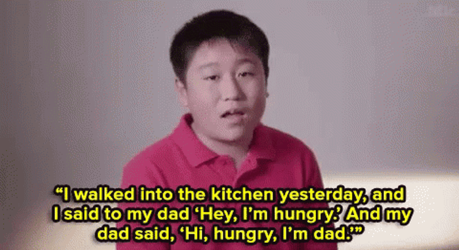 Asian Kid Sharing Dad Joke GIF