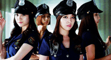 Asian Police Squad Badge Pose GIF