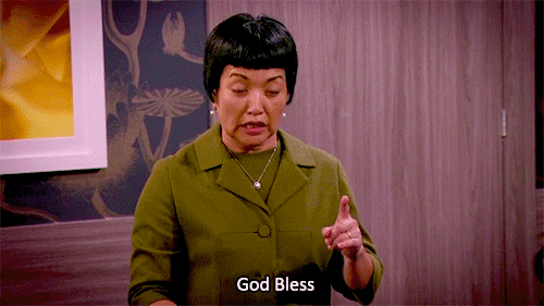 Asian Woman God Bless GIF