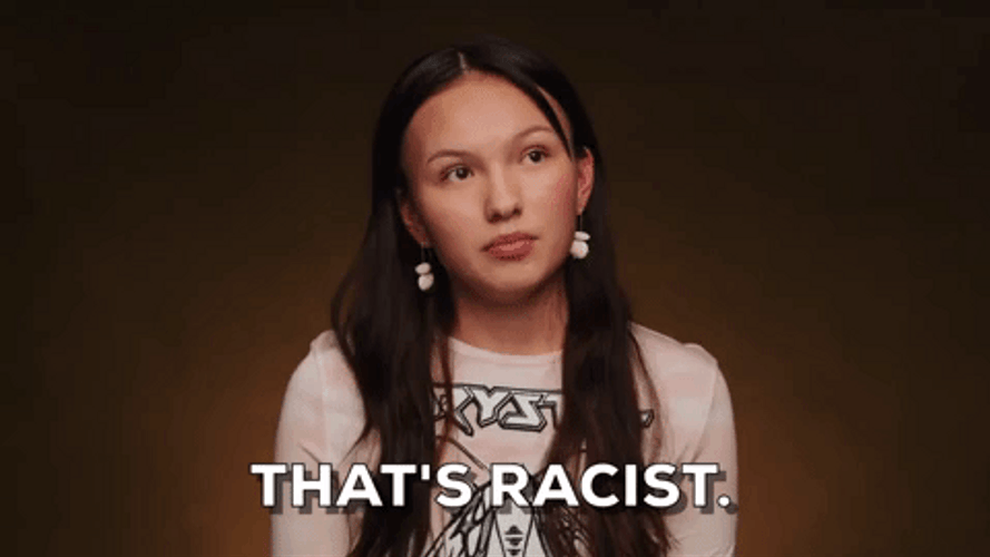 Asian Woman Thats Racist GIF