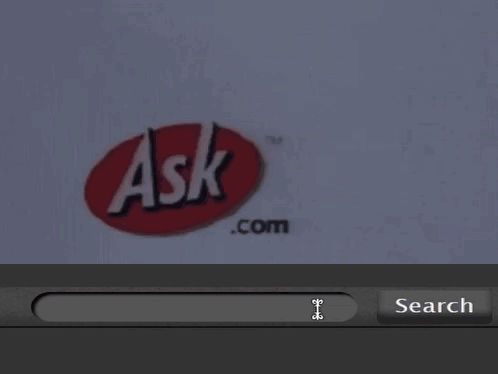 Ask.com Search Bar Screenshot
