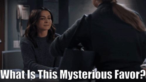 Asking Mysterious Favor GIF