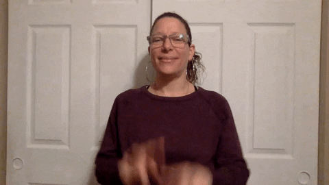 Asl Girl In Brown GIF