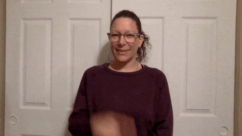 Asl Hand On The Nose Sign GIF