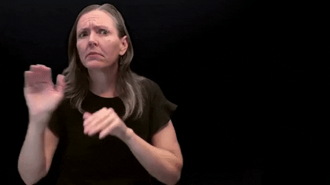 Asl Wondering Facial Expression GIF