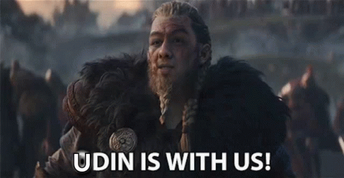 Assassin's Creed Valhalla Viking Odin GIF