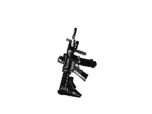 Assault Rifle with Green Stripe