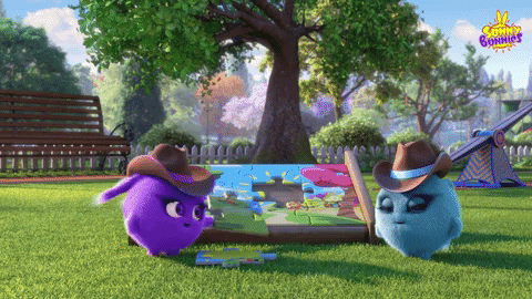 Assemble Sunny Bunnies GIF