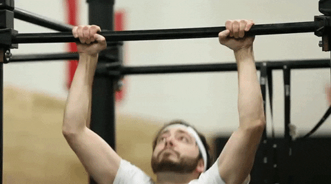Assisted Pull Up Work Out GIF