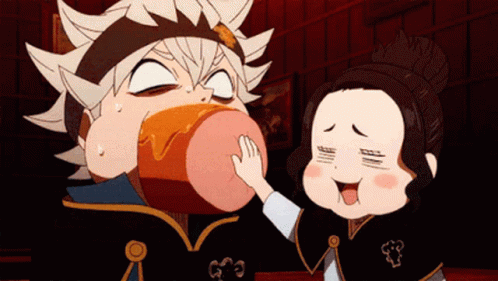 Asta Staria Stuffed Mouth GIF