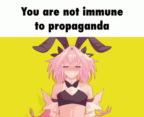 Astolfo Not Immune To Propaganda Meme GIF