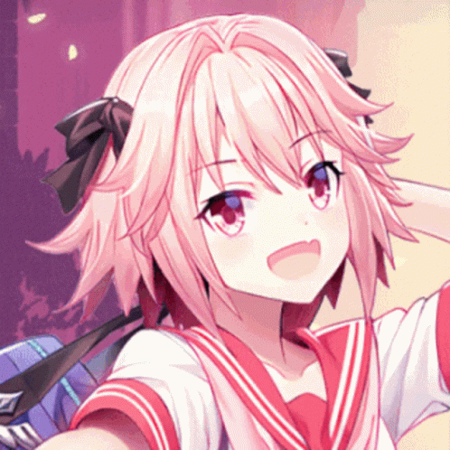 Adorable Anime Astolfo Blank Stare GIF
