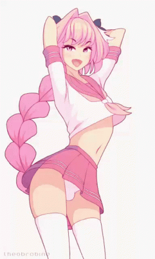 Astolfo Sensual Hip Swinging Dance GIF