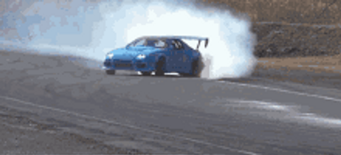 Astonishing Race Car Pendulum Drifting GIF