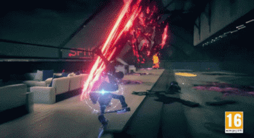Astral Chain Fighting Special Chimeras GIF