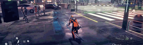 Astral Chain Running Game Character GIF