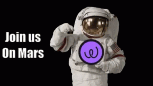 Astronaut Join Us On Mars GIF