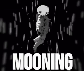 Astronaut Mooning