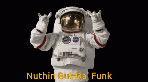 Astronaut on Moon Let's Take a Blast to the Moon Baby