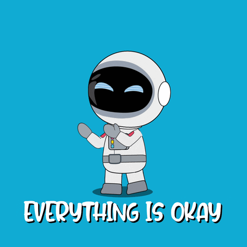 Astronaut Saying Everything Is Okay GIF