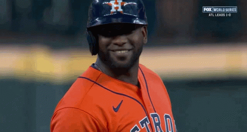Astros Yordan Alvarez Sweet Smile GIF