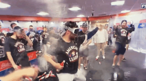 Houston Astros Team Celebrating GIF