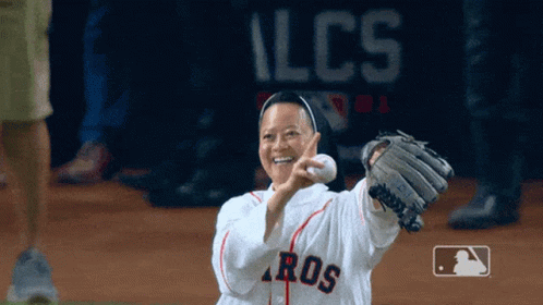 Houston Astros Nun Pitching GIF