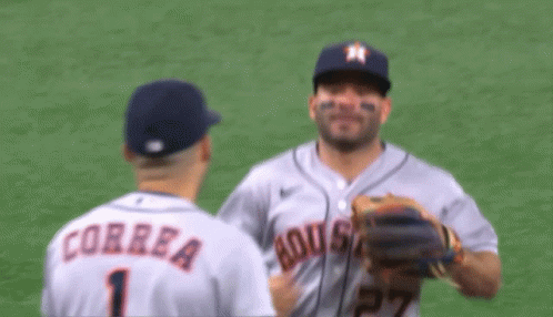 Astros Correa And Altuve Friendly Hand Tap GIF