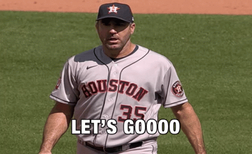Astros Justin Verlander Lets Go GIF