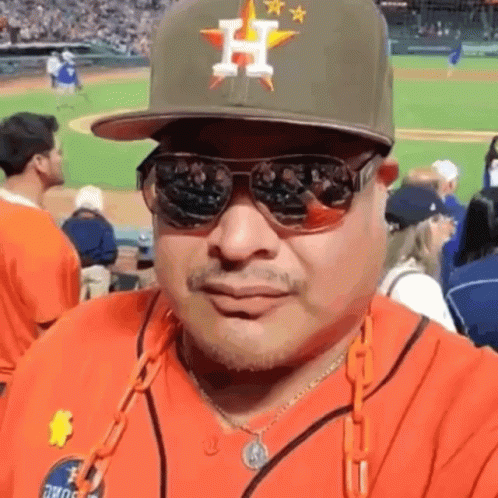 Astros Blogger Fan Throat Slit Gesture GIF