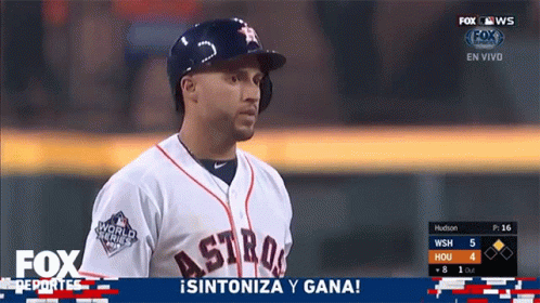Astros Baseball Player Standing