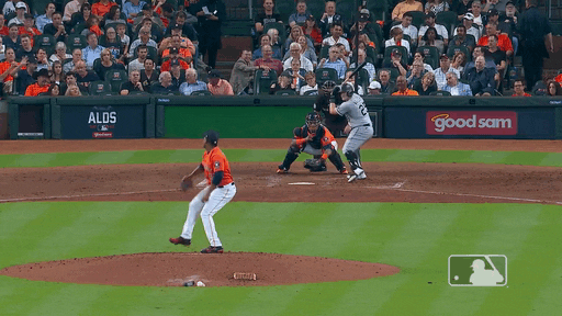 Astros Christian Javier Hitting The Baseball GIF