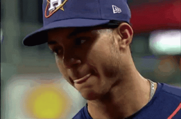Astros Jeremy Pena Shaking Head GIF