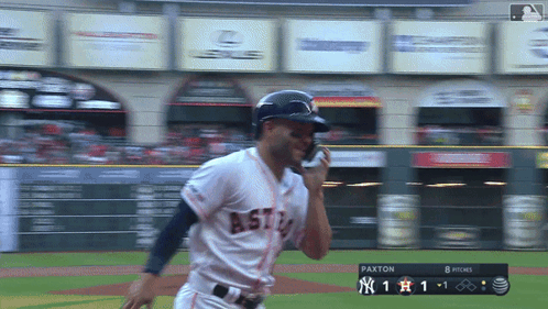 Astros Player Paxton Talking On The Phone During A Game GIF
