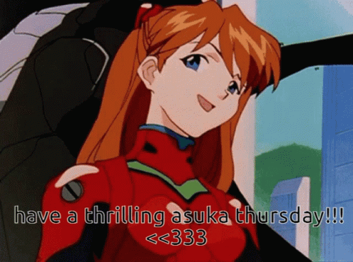 Asuka Evangelion Thrilling Thursday GIF