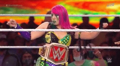 Asuka Wrestler Goofy Dance GIF