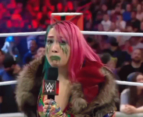 Asuka Wrestler Mocking Cry GIF