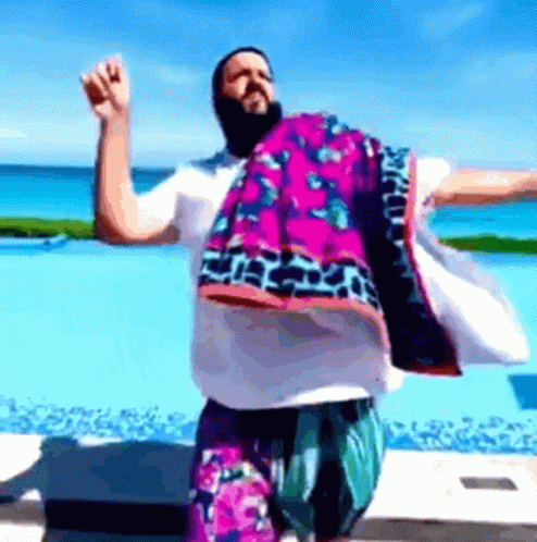 At The Beach Happy Dance Meme GIF