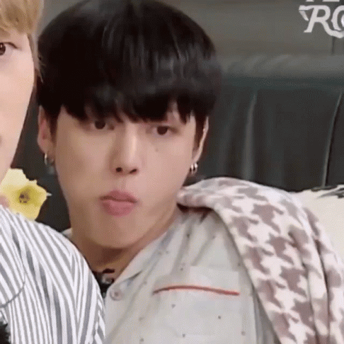 Ateez Wooyoung Feeling Good While Eating GIF