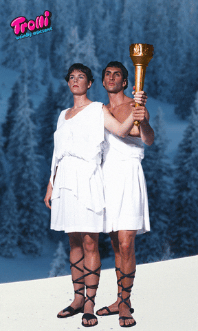 Athens Olympic Torch GIF