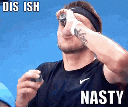 Athlete Bad Drink Yuck GIF