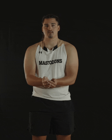 Athlete Chalk Toss GIF