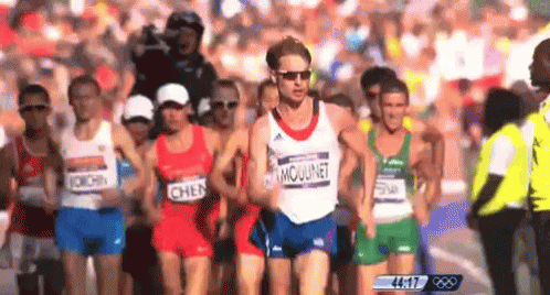 Athletes Running Race McGuinet Shirt