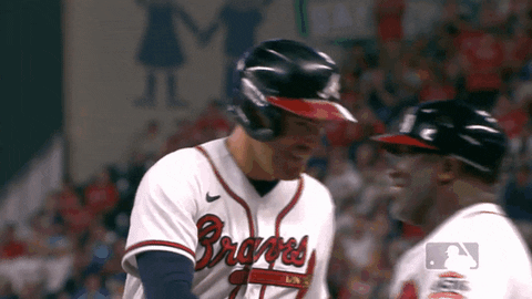 Atlanta Braves Freddie Freeman Happy Hug GIF
