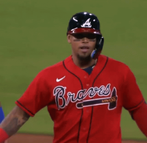 Atlanta Braves Orlando Arcia Chop On GIF