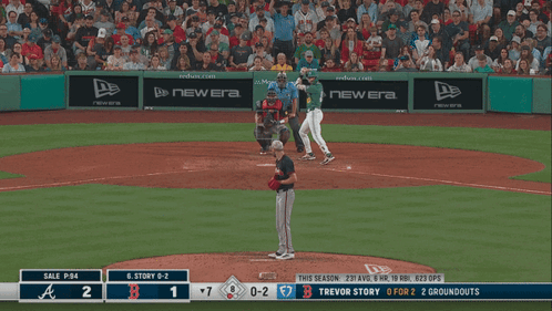 Atlanta Braves Vs San Francisco Giants Baseball Game GIF