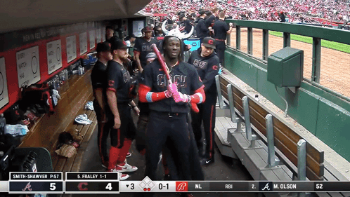 Atlanta Braves Vs Washington Nationals Baseball Game GIF