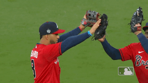 Atlanta Braves World Series High Five GIF