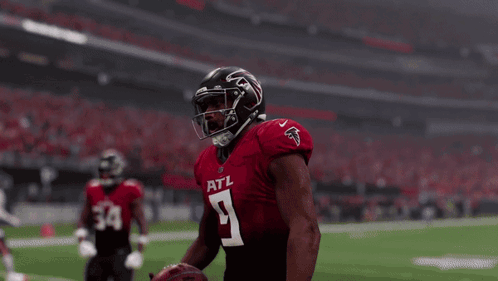 Atlanta Falcons Football Player Running GIF