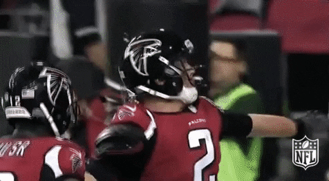 Atlanta Falcons Matt Ryan Getting Excited Game GIF